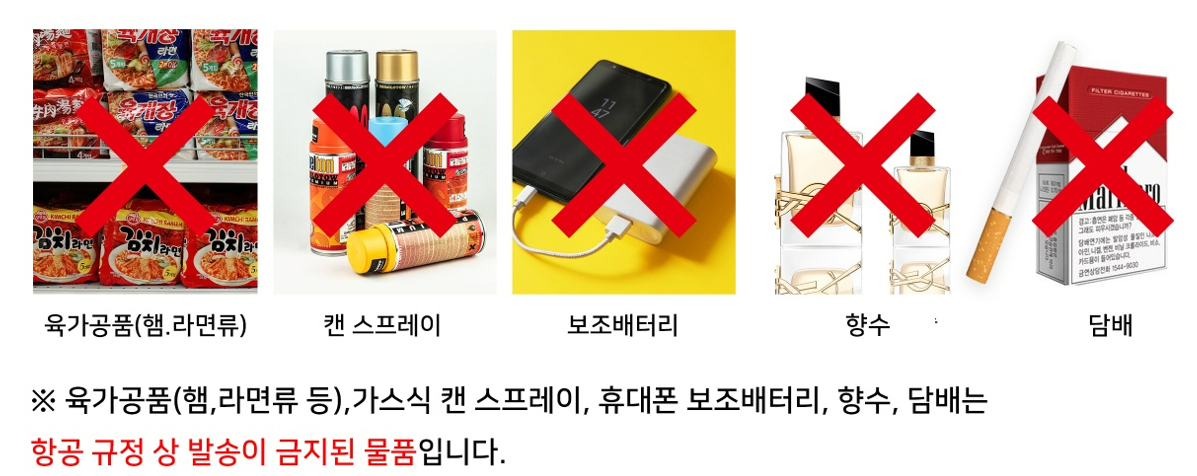 캐나다 금지품목 이미지